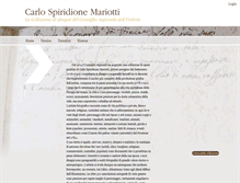 Tablet Screenshot of collezionemariotti.crumbria.it