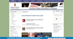 Desktop Screenshot of centrostudi.crumbria.it