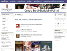 Tablet Screenshot of centrostudi.crumbria.it